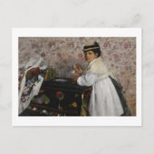 Edgar Degas | Portret van Mlle Hortense Valpin � a Briefkaart (Voorkant)