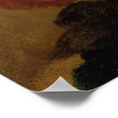 Edgar Degas | Portret van Paul Vapincon Poster (Hoek)