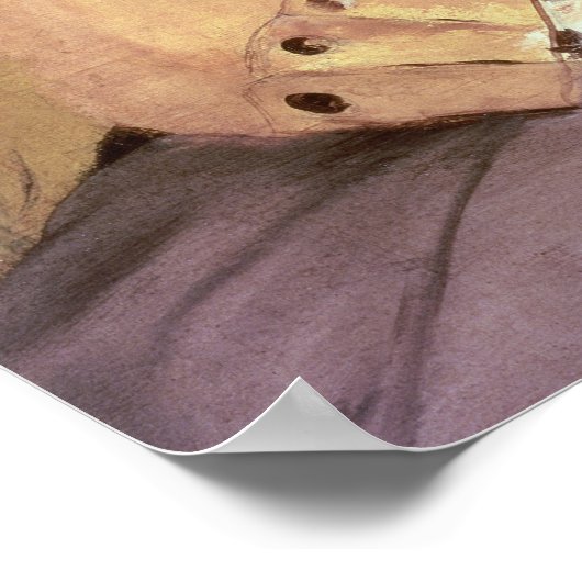 Edgar Degas | Portret van Pauline de Metternich Poster (Hoek)