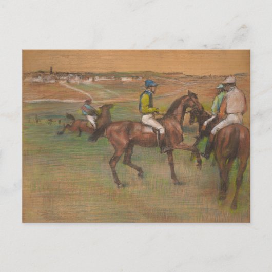 Edgar Degas - Race Horses Briefkaart (Voorkant)