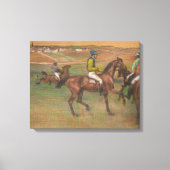 Edgar Degas - Race Horses Canvas Afdruk (Voorkant)