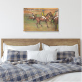 Edgar Degas - Race Horses Canvas Afdruk (Insitu (Slaapkamer))
