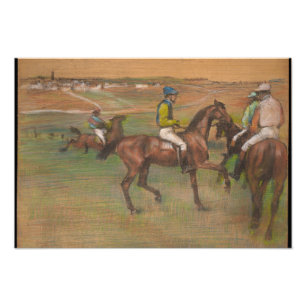 Edgar Degas - Race Horses Foto Afdruk