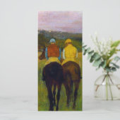 Edgar Degas Race Horses op Longchamp Kaart (Staand voorkant)