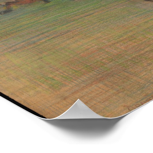 Edgar Degas - Race Horses Poster (Hoek)