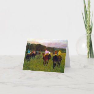 Edgar Degas Race Paarden in Longchamp