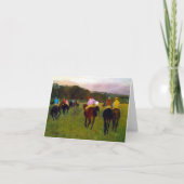 Edgar Degas Race Paarden in Longchamp (Voorkant)