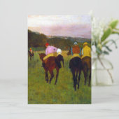 Edgar Degas Race Paarden in Longchamp Aankondiging (Staand voorkant)