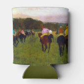 Edgar Degas Race Paarden in Longchamp Blikjeskoeler (Achterkant)