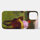 Edgar Degas Race Paarden in Longchamp Case-Mate iPhone Case (Achterkant (horizontaal))