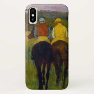 Edgar Degas Race Paarden in Longchamp Case-Mate iPhone Case