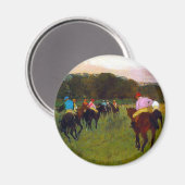 Edgar Degas Race Paarden in Longchamp Magneet (Voorkant / Achterkant)