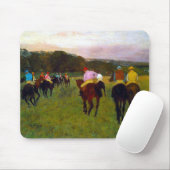 Edgar Degas Race Paarden in Longchamp Muismat (Met muis)