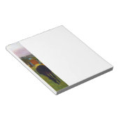 Edgar Degas Race Paarden in Longchamp Notitieblok (Schuin)