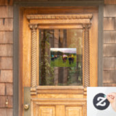 Edgar Degas Race Paarden in Longchamp Raamsticker (Huis Deur)