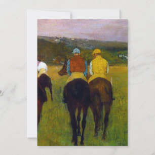 Edgar Degas Race Paarden in Longchamp Save The Date