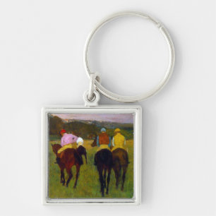 Edgar Degas Race Paarden in Longchamp Sleutelhanger