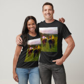 Edgar Degas Race Paarden in Longchamp T-shirt (Unisex)