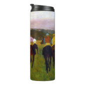 Edgar Degas Race Paarden in Longchamp Thermosbeker (Geroteerd rechts)