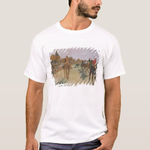 Edgar Degas Race-paarden voor de kust T-shirt