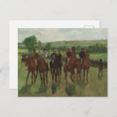 Edgar Degas | Riders Briefkaart (Voorkant / Achterkant)