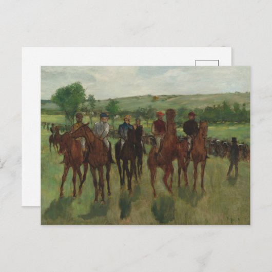 Edgar Degas | Riders Briefkaart (Voorkant / Achterkant)