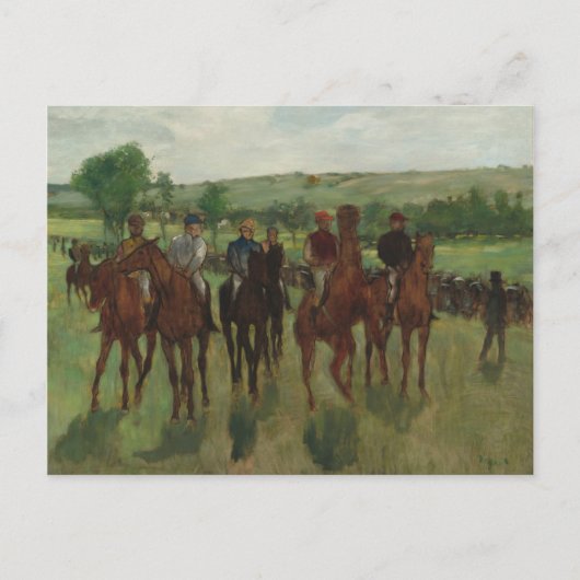 Edgar Degas | Riders Briefkaart (Voorkant)