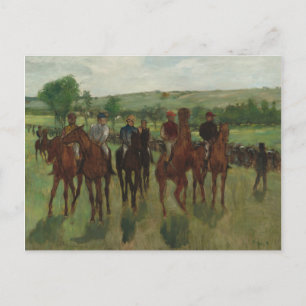 Edgar Degas   Riders Briefkaart