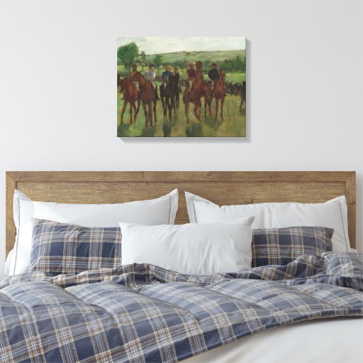 Edgar Degas | Riders Canvas Afdruk (Insitu (Slaapkamer))