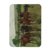 Edgar Degas | Riders Magneet (Verticaal)