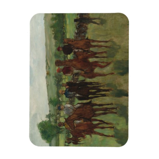 Edgar Degas | Riders Magneet (Verticaal)