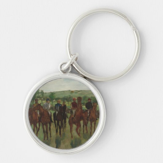 Edgar Degas | Riders Sleutelhanger (Voorkant)