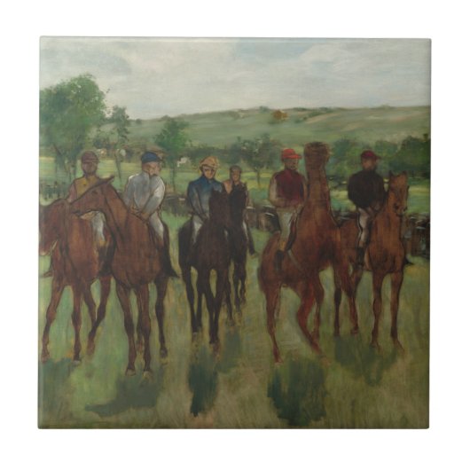 Edgar Degas | Riders Tegeltje (Voorkant)