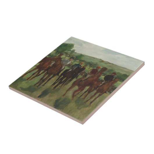 Edgar Degas | Riders Tegeltje (Zijkant)