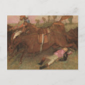 Edgar Degas | Scène uit de Steeplechase Briefkaart (Voorkant)