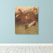 Edgar Degas | Scène uit de Steeplechase Canvas Afdruk (Insitu (Houten vloer))