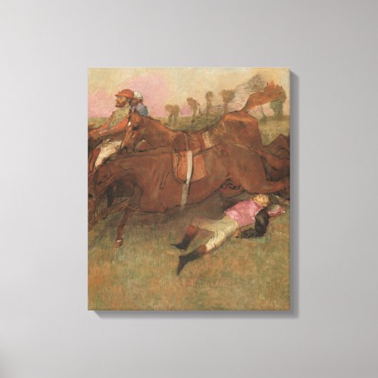 Edgar Degas | Scène uit de Steeplechase Canvas Afdruk (Voorkant)