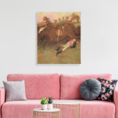 Edgar Degas | Scène uit de Steeplechase Canvas Afdruk (Insitu (Woonkamer))