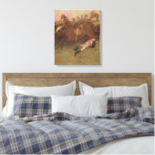 Edgar Degas | Scène uit de Steeplechase Canvas Afdruk (Insitu (Slaapkamer))