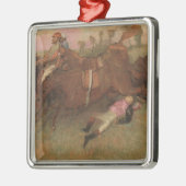 Edgar Degas | Scène uit de Steeplechase Metalen Ornament (Links)