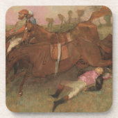 Edgar Degas | Scène uit de Steeplechase Onderzetter (Voorkant)