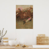 Edgar Degas | Scène uit de Steeplechase Poster (Keuken)