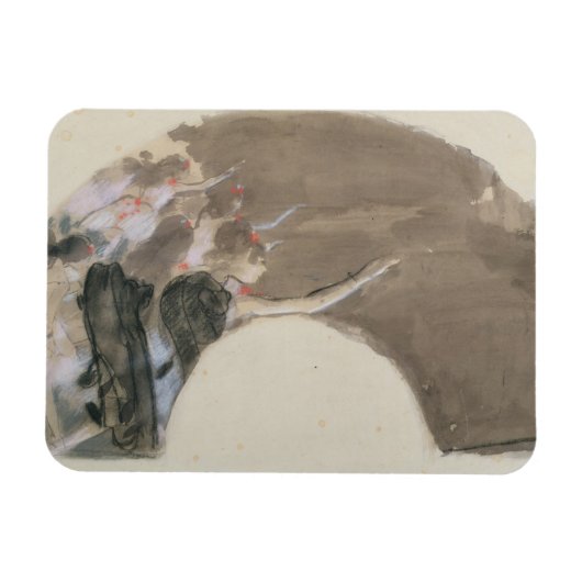 Edgar Degas | Schets voor een ventilator, c.1879 Magneet (Horizontaal)