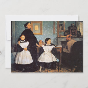 Edgar Degas schilderij, The Bellelli Family Kaart