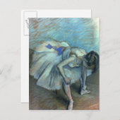 Edgar Degas | Seated Dancer, c.1881-83 Briefkaart (Voorkant / Achterkant)