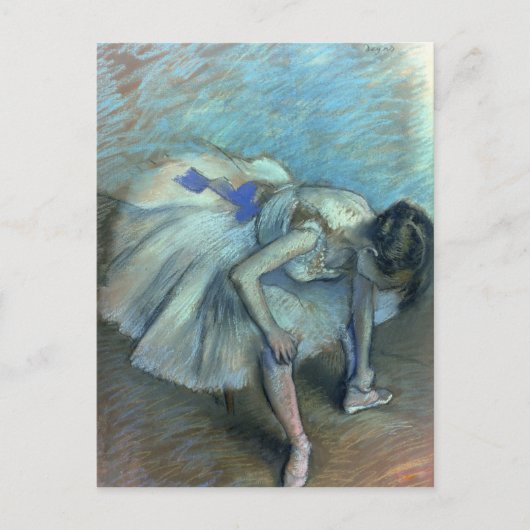 Edgar Degas | Seated Dancer, c.1881-83 Briefkaart (Voorkant)