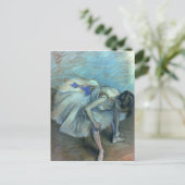 Edgar Degas | Seated Dancer, c.1881-83 Briefkaart (Staand voorkant)