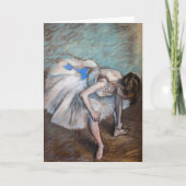 Edgar Degas - Seated Dancer Kaart (Voorkant)