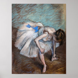 Edgar Degas - Seated Dancer Poster