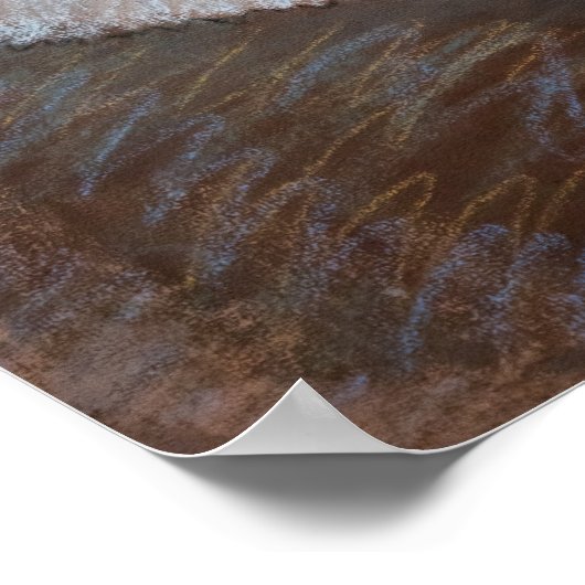 Edgar Degas - Seated Dancer Poster (Hoek)